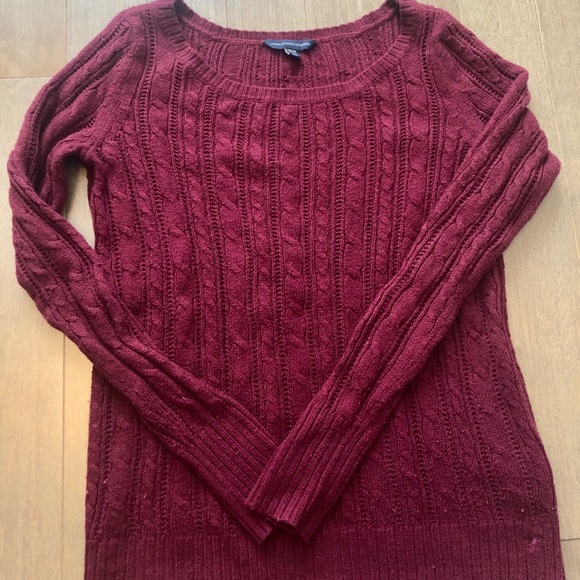 Burgundy long sleeves shirt! -XS - Picture 1 of 3